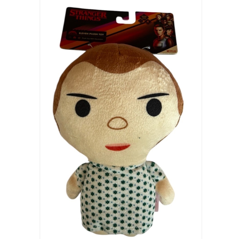 NWT Stranger Things Eleven plush Dog Toy